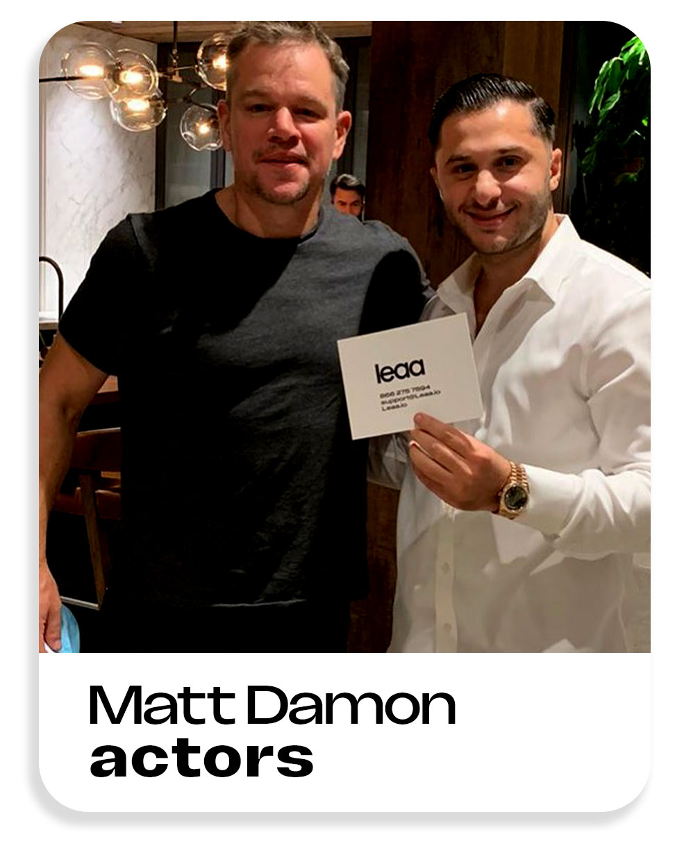 leaa health - Matt Damon